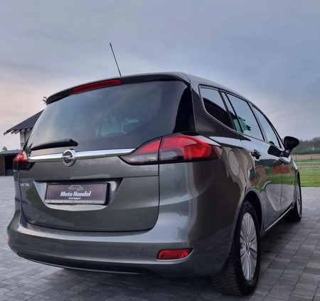 Opel Zafira cena 55999 przebieg: 100272, rok produkcji 2017 z Korfantów małe 121